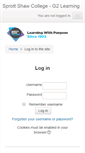 Mobile Screenshot of g2learning.sprottshaw.com